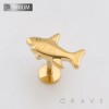 3D SHARK JAWS TOP THREADLESS PUSH IN ASTM F136 IMPLANT GRADE TITANIUM LABRET SET